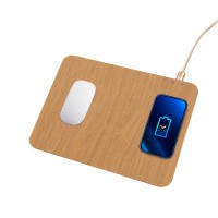 119 Shenzhen Phone Charging PU Leather Wireless Charger Mouse Pad